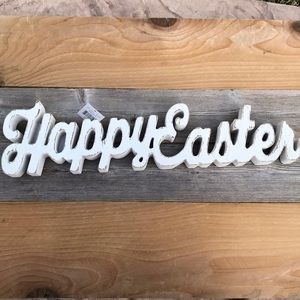 Happy Easter NWT Wooden Sign